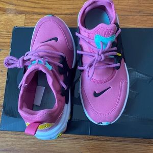 Nike pink react shoe